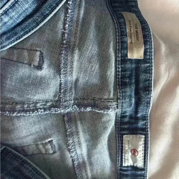 Adriano Goldschmied The Middi Mid Rise Legging Size 31 R. Medium Wash. - Picture 6 of 10